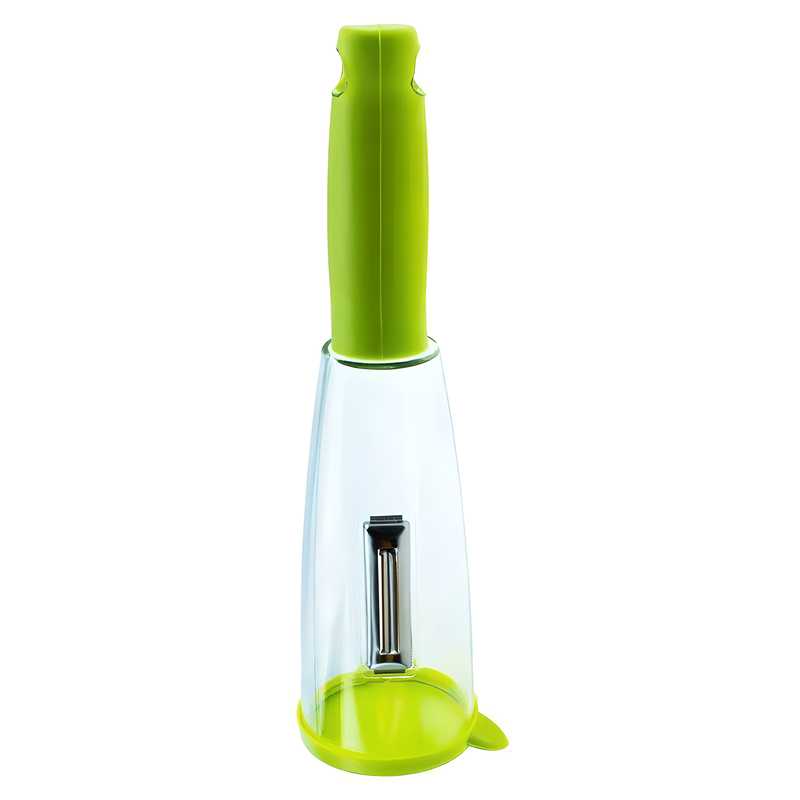 Smart Multifunctional Vegetable & Fruit Peeler with Built-in Container – Stainless Steel Blade, Compact Design